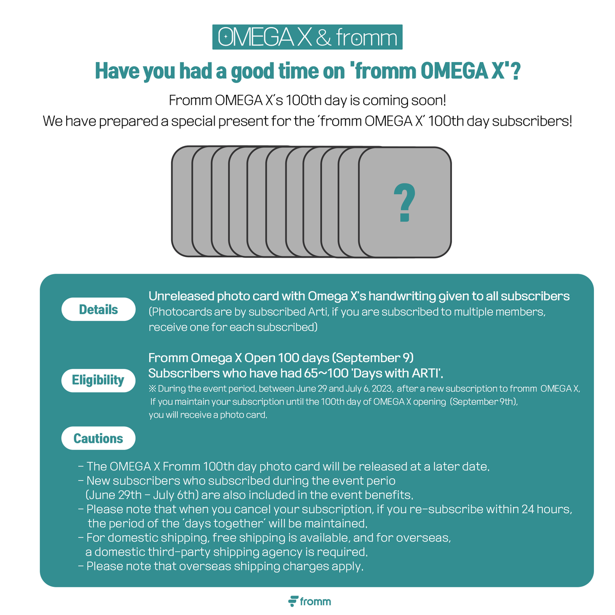 fromm_official on Twitter "💌Get a first look at the [fromm OMEGA X