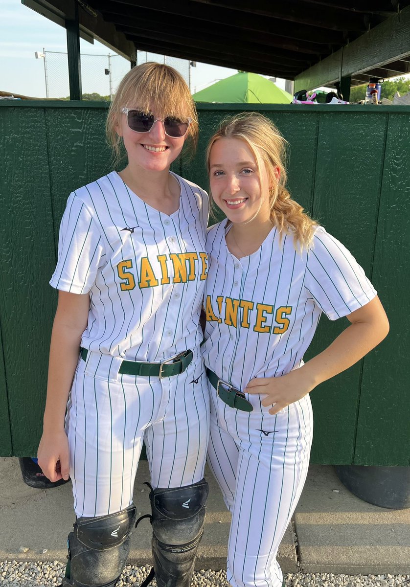 🥎 final:
Tri-Center 0
Saintes 3

The Saintes tie a school record for wins in a season (18 in 1994)

Senior Night for Jess McMartin &amp; Anna Helton
