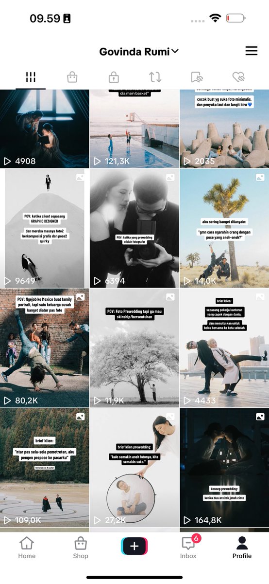 govoes's tweet photo. TERNYATA MAIN TIKTOK GA HARUS PINTER EDIT VIDEO. 

5 hari terakhir aku mencoba ngetes algoritma tiktok dengan hanya posting foto saja.  

Ternyata beberapa dari photo series tsb bisa viral juga kok.  ternyata ga harus ribet-ribet bikin video untuk survive di platform tersebut.