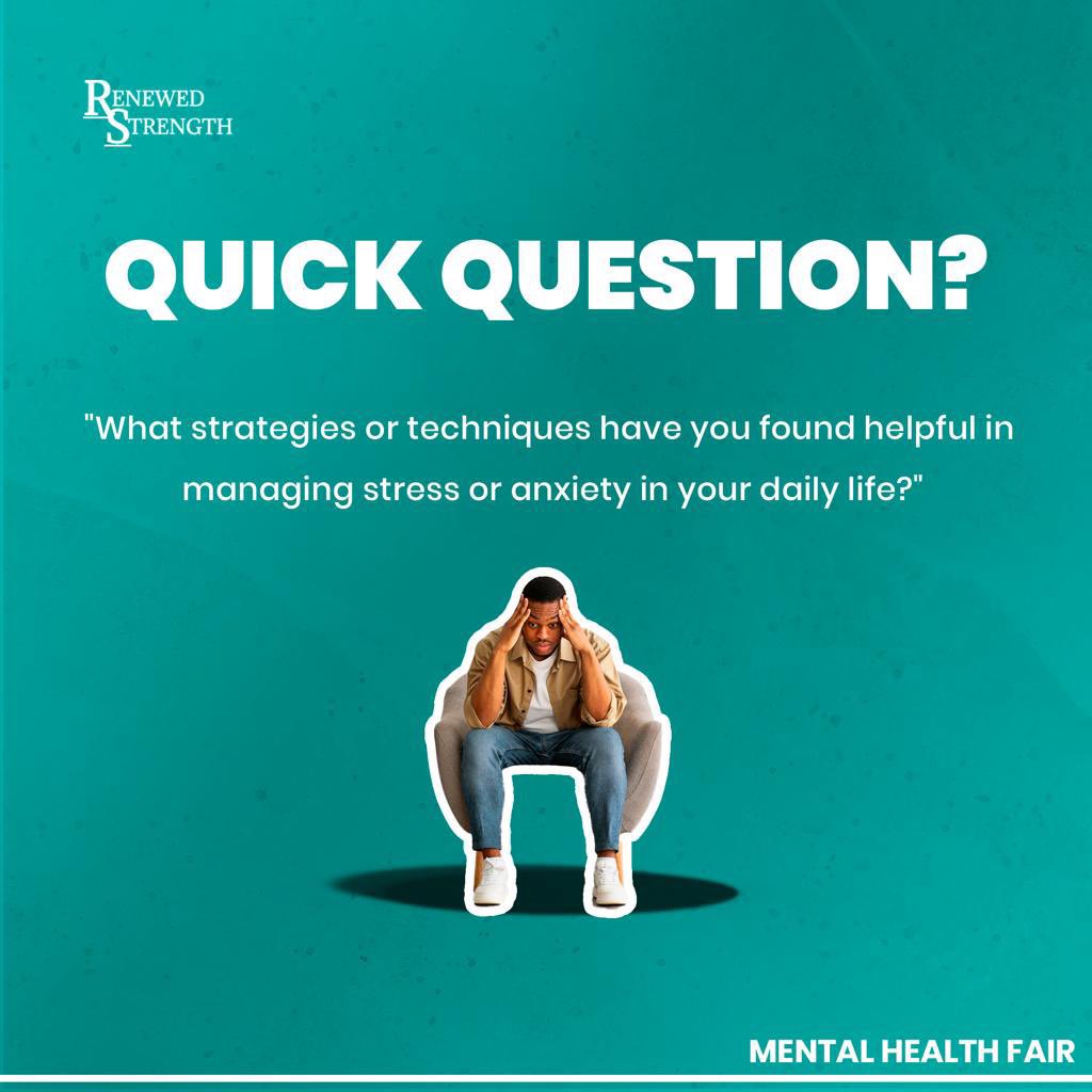 Your answer could be a winner! Win a free tshirt and k100 of airtime. What’s your go-to strategy? 
#ZedTwitter #zambia #mentalhealth