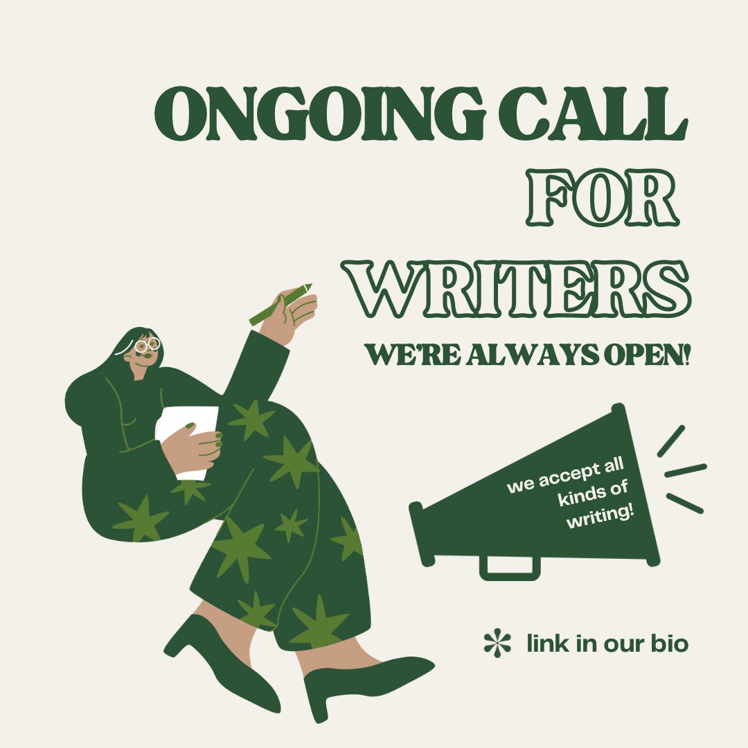 📣 Alfaaz is always open! We strive to give writers a platform day in, day out, and are always looking to help people publish on our platform, regardless of your experience level or writing style. 

Submit at alfaazcollective.com/write

#callforwriters #writers