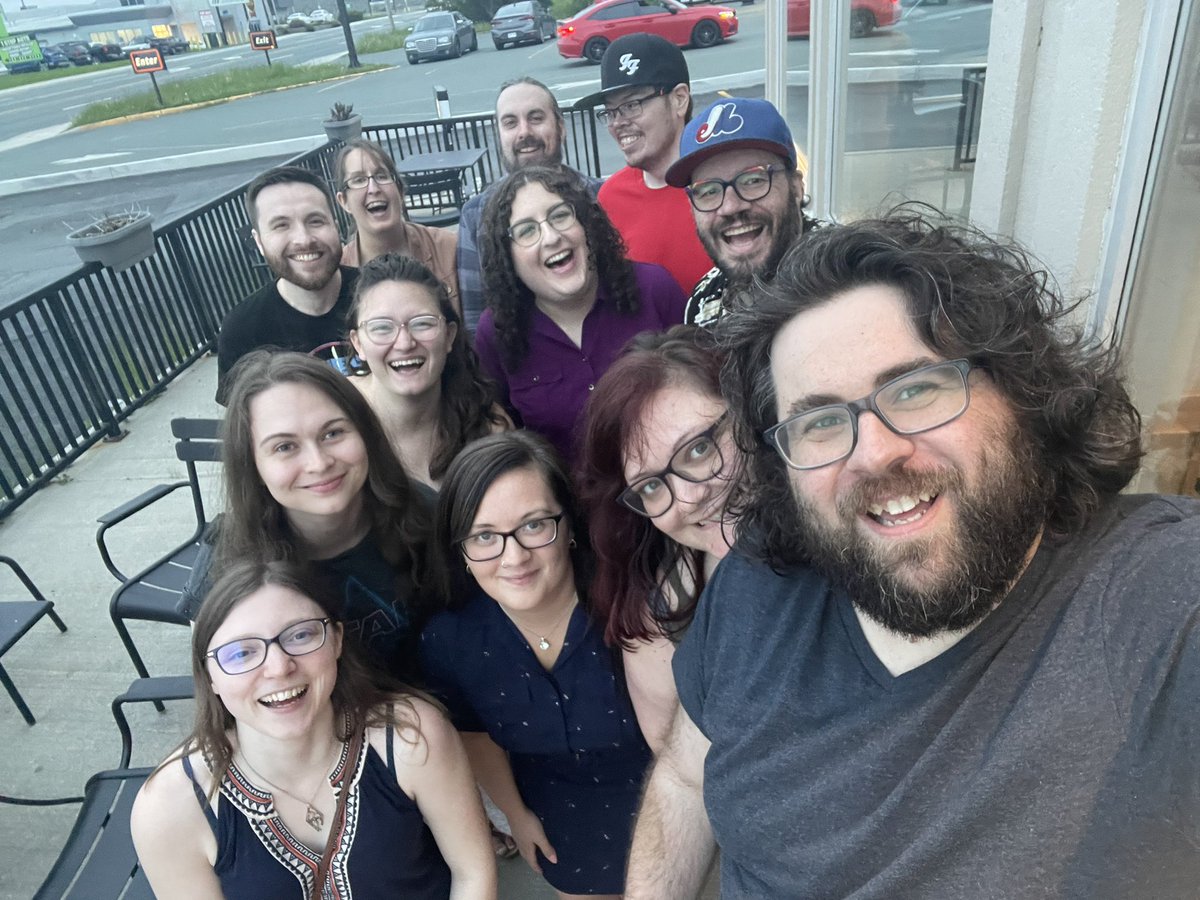 JMBcafe's tweet image. We just had a casual streamer meet-up in celebration of @TallaraGames visiting home (NL). 

Legit true story, the Starbucks employees randomly came out and gave us some warmed cut up baked goods (like a dessert tray on a plate) and said have fun. Sweetest thing.