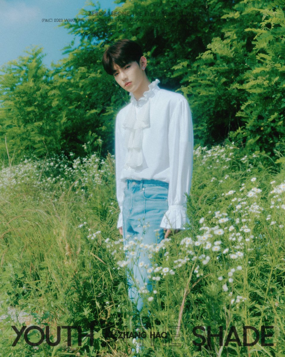 ZEROBASEONE The 1st Mini Album [𝐘𝐎𝐔𝐓𝐇 𝐈𝐍 𝐓𝐇𝐄 𝐒𝐇𝐀𝐃𝐄]

Concept Photo 'SHADE'
#ZHANGHAO #장하오

2023.07.10 18:00 (KST)

#ZEROBASEONE #ZB1
#제로베이스원
#YOUTHINTHESHADE
@ZB1_official