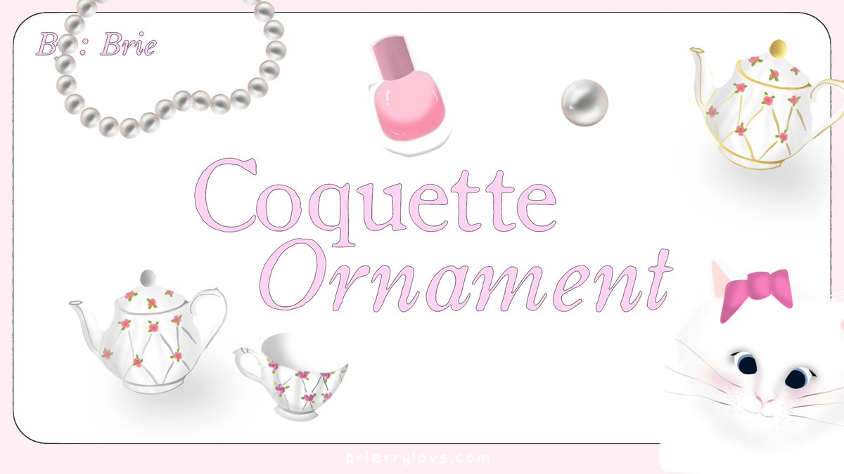🩰 COQUETTE FREEBIES 
dapat digunakan untuk keperluan CU &amp; PU

🪞follow aku (BA auto FB [selective])
🎀 retweet postingan ini
🌷 komen buat izin pakai materialnya 
contoh : aku izin pakai untuk CU di <a href="/brierrylovs/">lylia</a>. thank you!

🚫 do not reupload, and claim as yours!