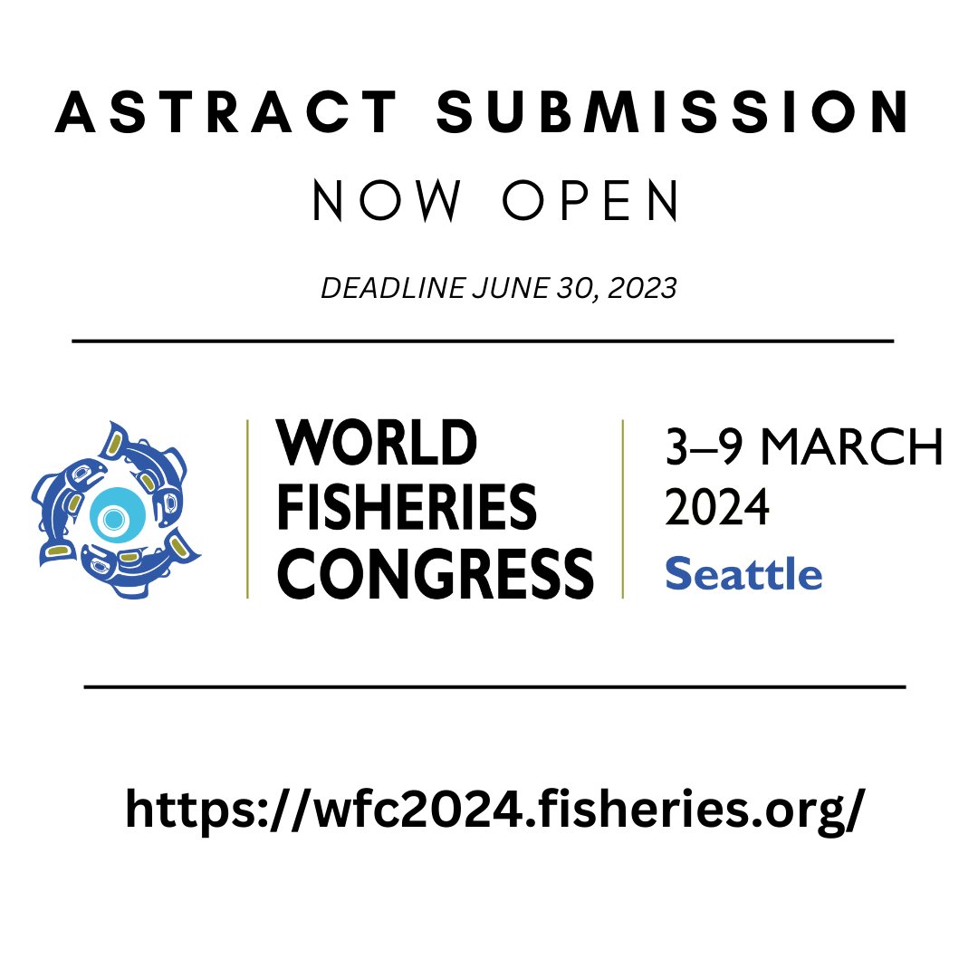 Tomorrow is the last day for submissions to #WFC2024. If you work in #plasticpollution and #fisheries consider submitting an abstract into our 'Current State of Plastic Pollution & Fisheries' session. Please retweet to share with your networks! @BronGillanders @world_fisheries