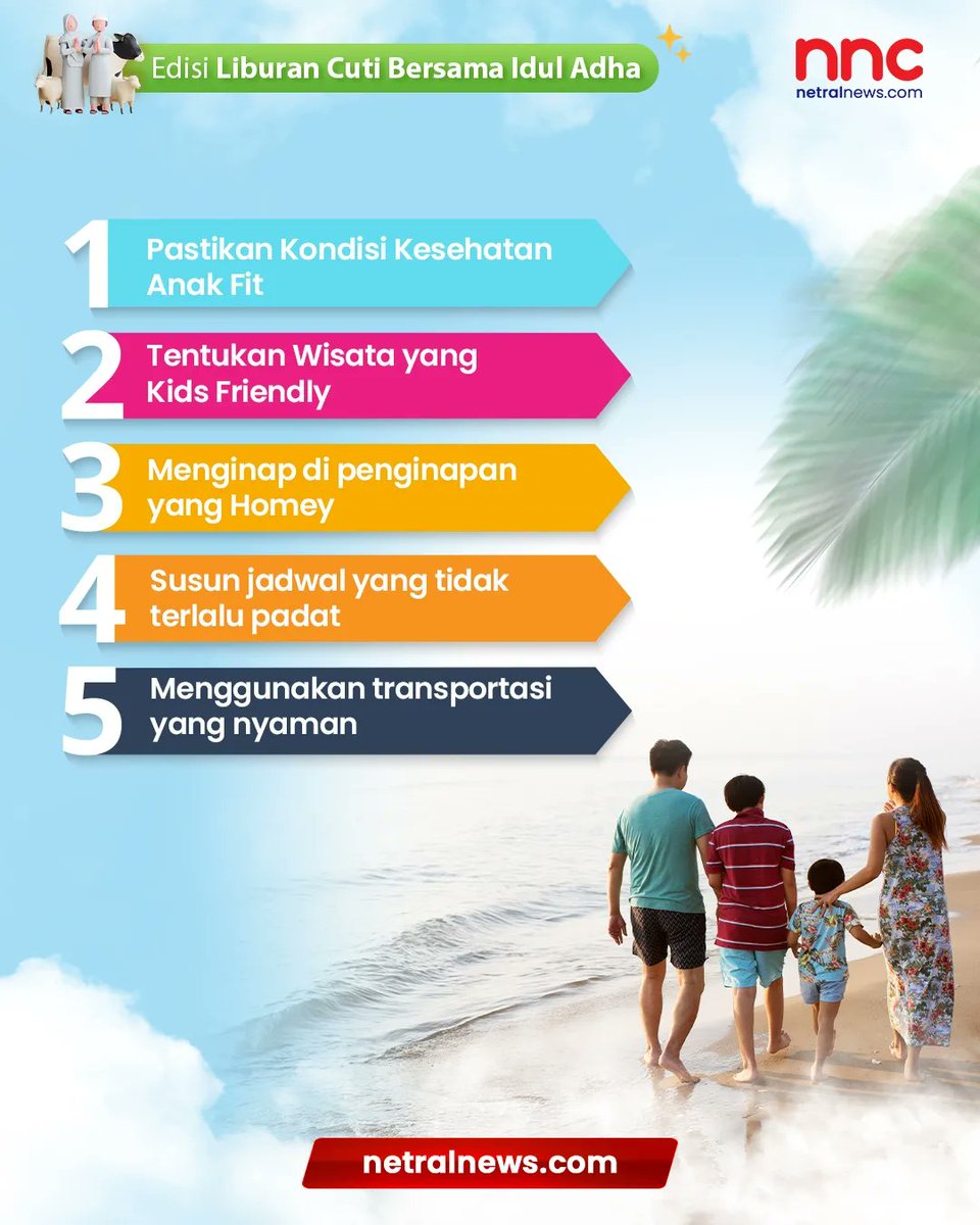 netralnews's tweet photo. Liburan dengan anak menjadi moment yang sangat mengesankan. Sebelum berubah jadi kenangan yang kurang mengenakkan ada baiknya kita ikuti tips ini yuk!
#liburananak #wisataanak #liburankeluarga #tipsliburan #updateberita https://t.co/egN6rhDaxK