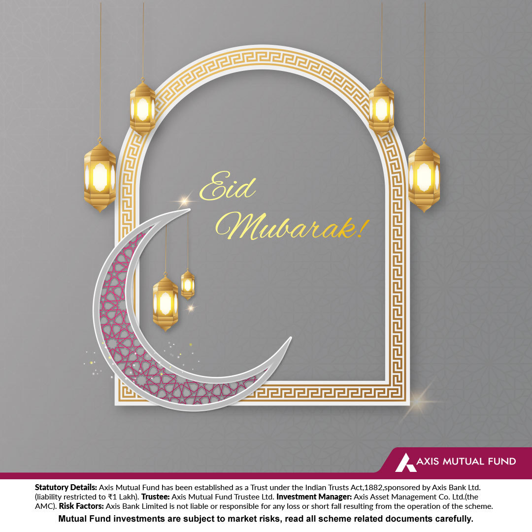 AxisMutualFund's tweet image. Wishing you a joyous Eid filled with love, happiness, and financial abundance. 
May Axis Mutual Fund be your trusted partner on your investment journey, helping you achieve your financial goals. 
Eid Mubarak to all our valued investors! 

#EidMubarak #FinancialAbundance