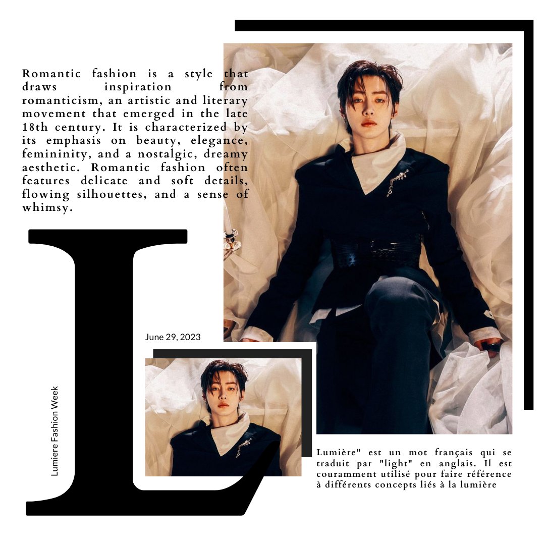 ㅤㅤ   
      
       rexznworks.⠀⠀⠀⠀⠀ sns update

       ≡ june 29, 2023 | thursday
       ——  Romantic  Fashion

      ㅤㅤ