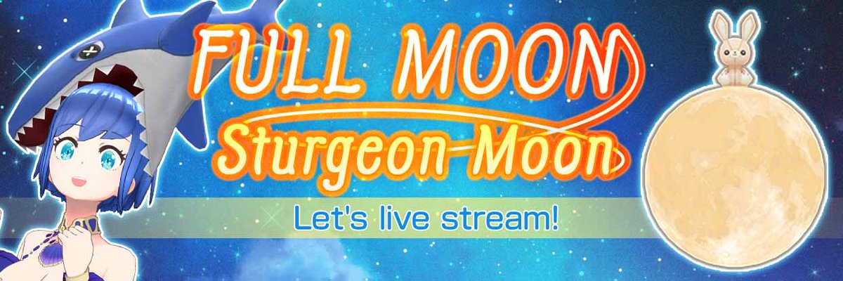 REALITY_app_en's tweet photo. 🌕 Sturgeon Moon 🦈
The full moon rises on August 2.
This month's moon is also known as the Sturgeon Moon.
If you live-stream during this period, you may be able to see the full moon.
August 2nd 00:00-23:59(JST)
https://t.co/n7ADePKKOy
#REALITY
#REALITY_Moon https://t.co/gSaQ70sFVq