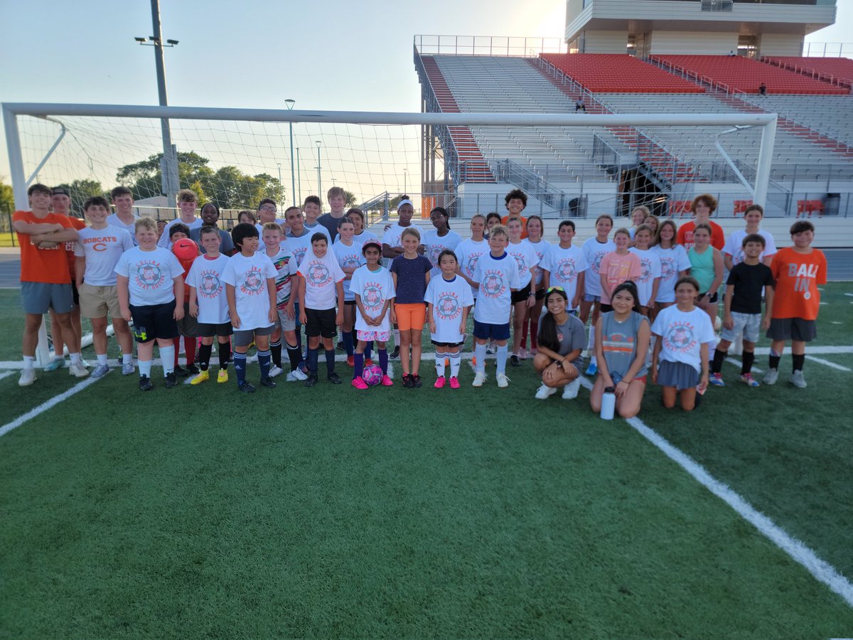 Bobcat Soccer Camp 2023 is in the books!!! Over 140+ registered campers!! Want to know how we maintain excellence in our programs? Community buy in! Thank you to all who helped make this camp so fun and props to Coach Moles and Prescott for helping camp be the best in Texas!