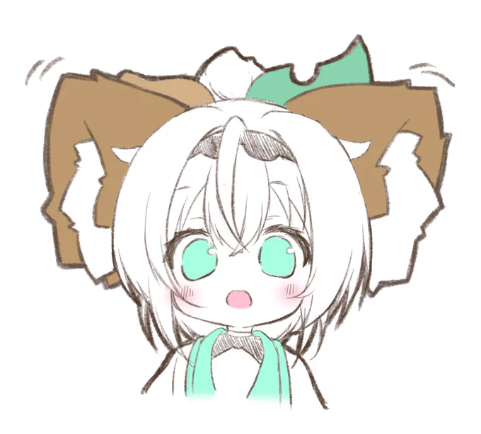 けもみみいろはちゃん ライブの時のけもみみが可愛かったですっ #いろはにも絵を