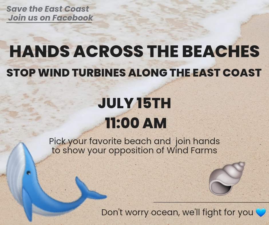 Do not industrialize our oceans. 
#stoptheturbines #sacred #savetheocean #atlanticocean #protectthecoast #beach #vacation #savetheeastcoast #ocean #beach #whales #ecosystems #osw #lbi #longbeachisland #nj #NewJersey #jerseyshore