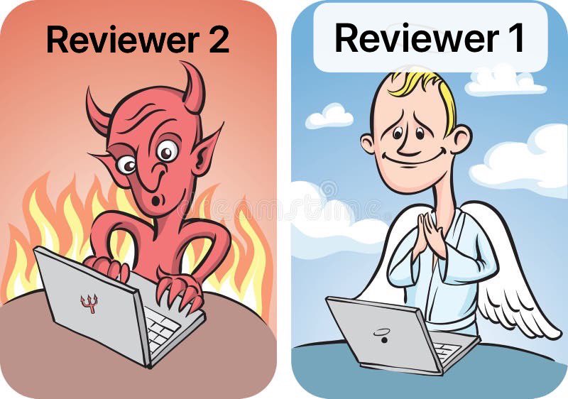 #PhD #phdlife #phdchat #phdvoice 
How the manuscript reviewers look like: