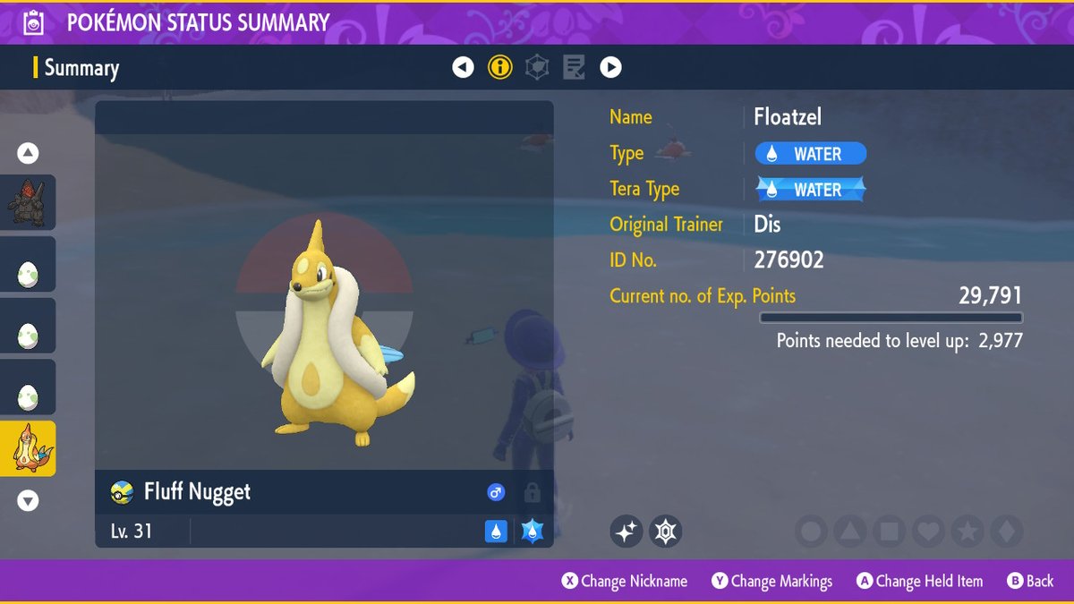 Full Odds shiny floatzel!! #PokemonScarletViolet #NintendoSwitch