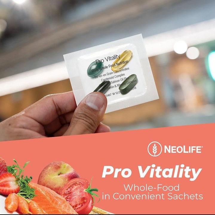 Each Pro Vitality sachet provides you with your daily whole-food nutrition. #NeoLifeAfrica #ProVitality #Omega3 #explorepage #essential #instagood #products #trending #health #foreverliving #organic #supplements #healthylifestyle #life #lifestyle #cellularnutrition #wellbeing