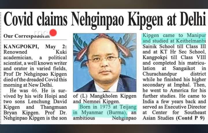 @mjoute175754 @paulphoenix1985 @Arya_369_ @g_tungnung This dead man from Mayanmar came to Manipur and took all the benefit of all ST. No wonder why cookies does not want NRC. I bet half of them will be refugee if we take base year of 1961.