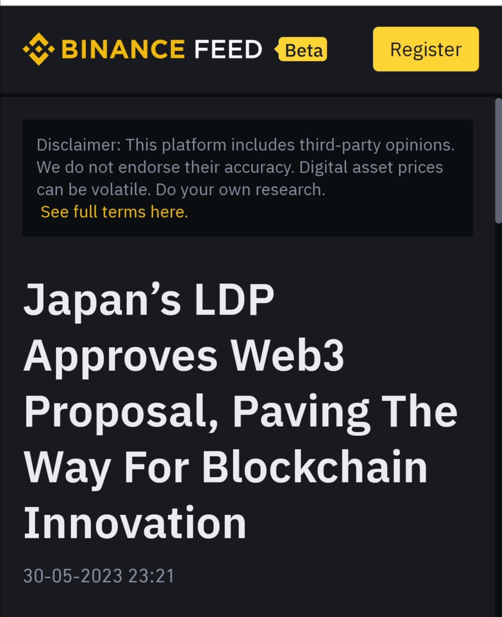 #Japan #Jasmy #Web3
FEATURED SPEAKERS 
at #WEBX ASIA’S LEADING
WEB3 CONFERENCE
On 25-26 July 2023 TOKYO, JAPAN .

1. Prime minister of Japan
2. #Taira Masaaki, a prominent LDP lawmaker and chairman of the “web3 project team ”  

Regarding to my tweet 15th December 2022  the…