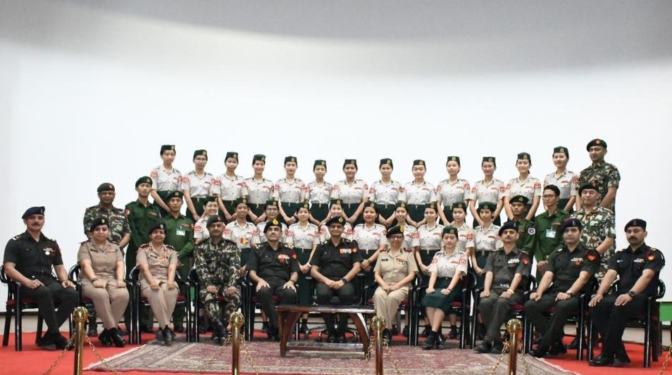 As part of #DefenceCooperation, 28 Nursing Trainees of #Myanmar Army & 04 Paramedic Trainees of #NepaliArmy successfully completed the Medical/Surgical training course at Army Hospital Research & Referral #AHRR. The students were awarded proficiency certificates in a Valedictory…