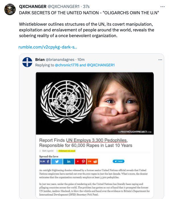 3,000 pedos work for the UN. 
The UN and NATO was set up by the Nazis after WW2.
