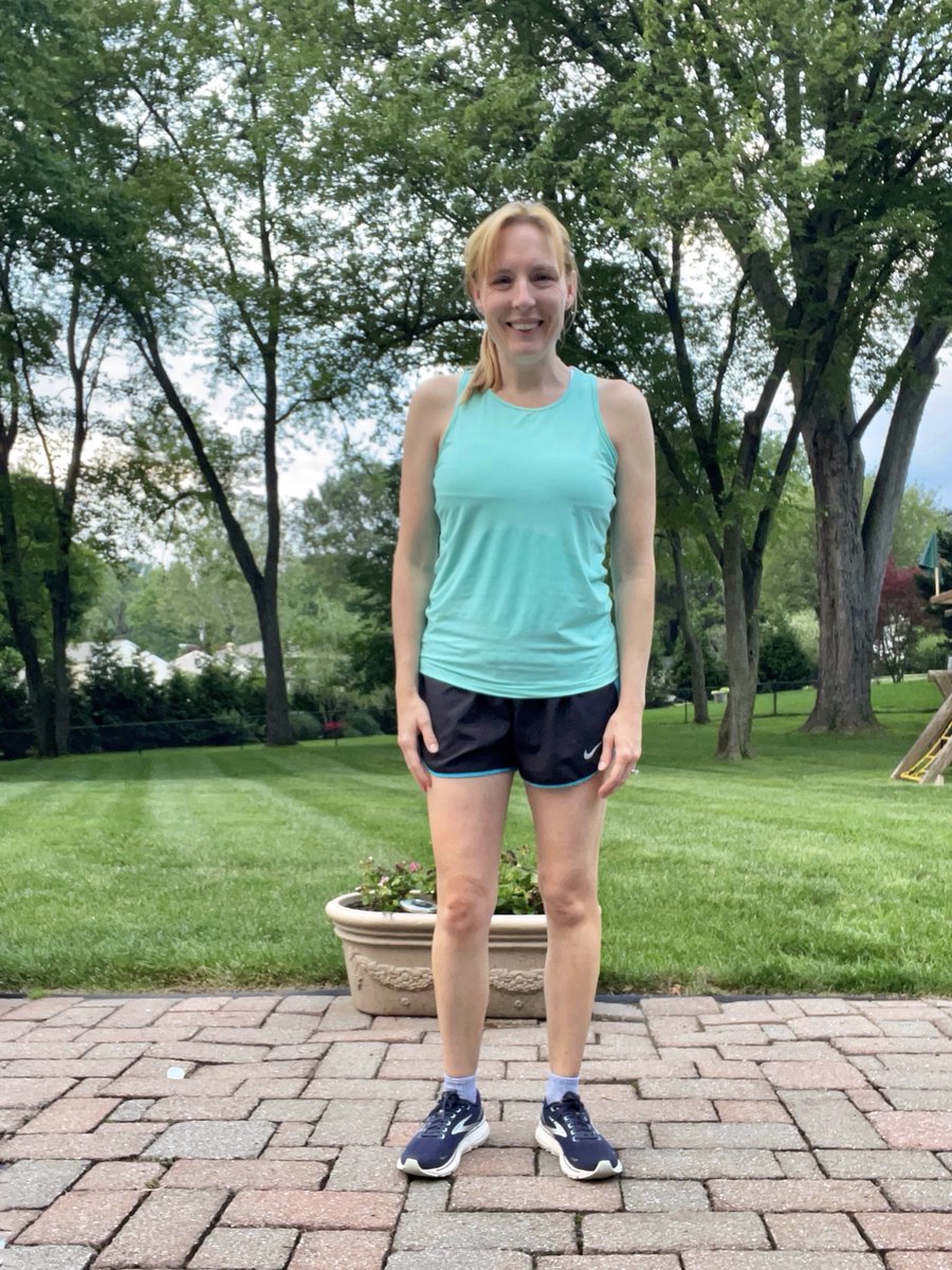 4 mile run done ✅😁💚
