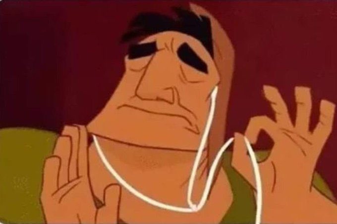 yo escuchando las mismas 15 canciones todos los días: