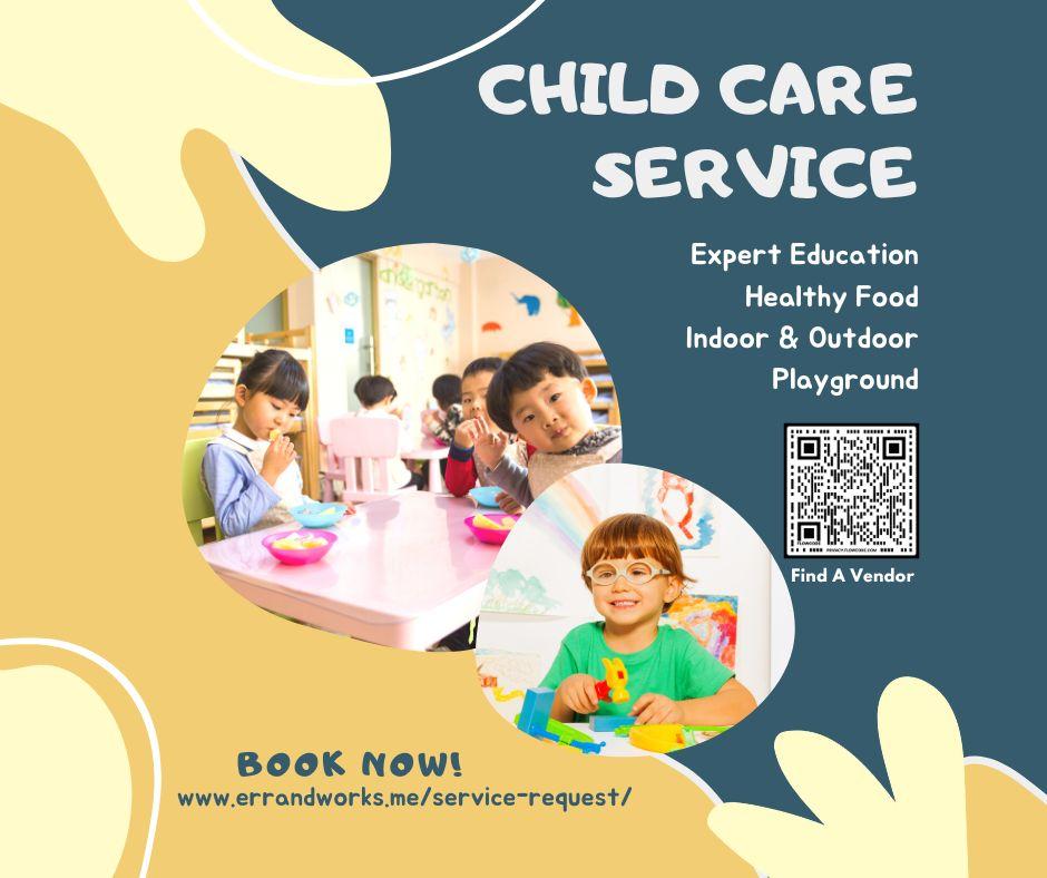 WorksErrand's tweet photo. We provide both in home and away from home child care, so you can feel confident they are in good hands. https://t.co/6k20TJ2Zks