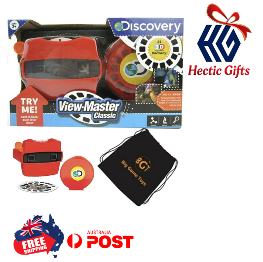 NEW - Classic View-Master 3D Discovery Gift Set

ow.ly/ClGA50LITBT

#New #HecticGifts #BasicFun #Classic #ViewMaster #DiscoveryChannel #Gift #Bundle #ThreeDimensional  #ImageViewer #Retro #Toy #Collectible #FreeShipping #AustraliaWide #FastShipping