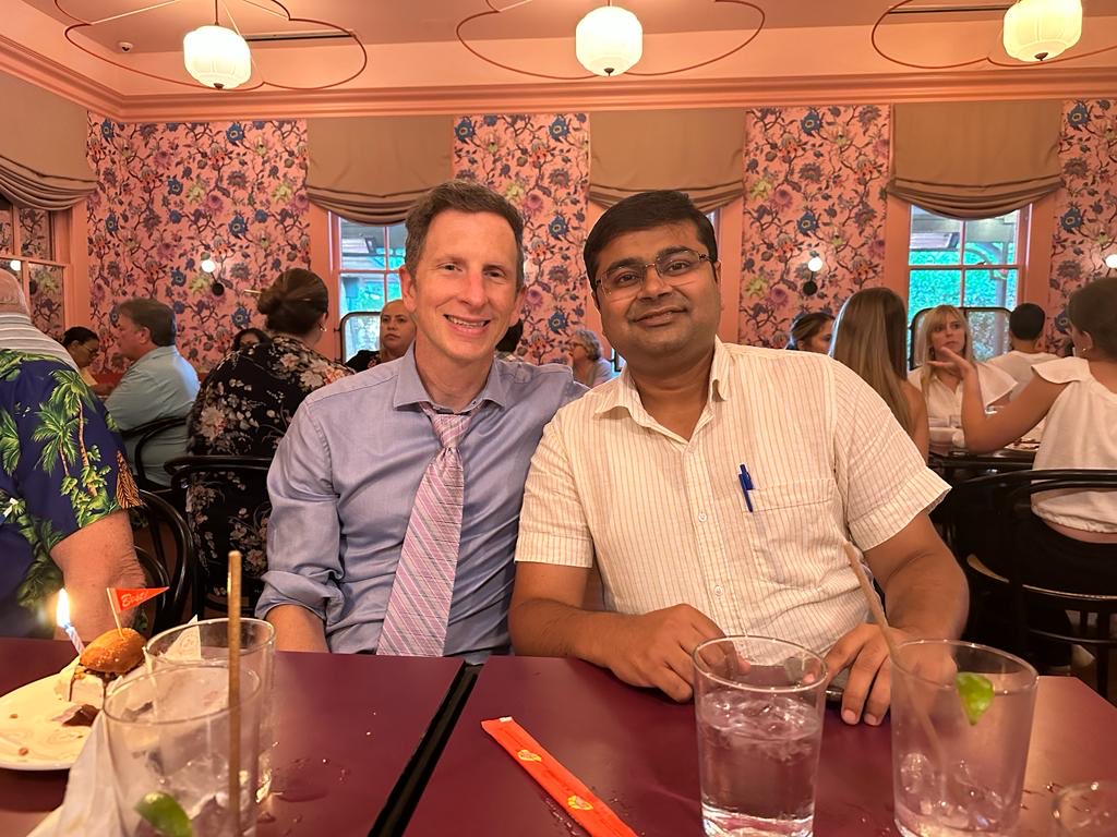 Last night with SUO fellow Dr. Harshit Garg. We will miss you!!  Safe travels