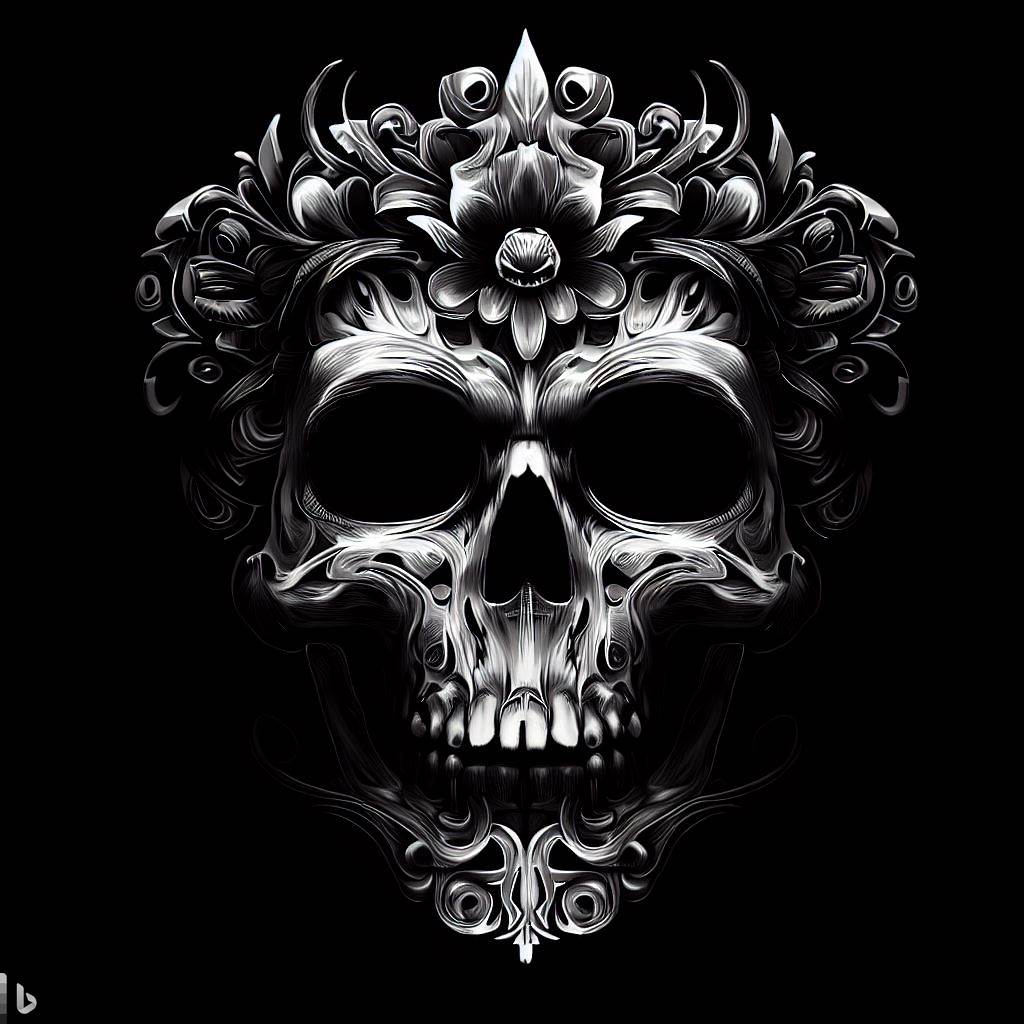 Good Morning!
#BlackAndWhiteSkull #IntricateArt #Surrealism #PatternPlay #MonochromeMood #ArtisticExpression #SymbolismInArt #MementoMori #ShadowPlay #ArtisticJourney #AIgenerated #DigitalArt #CreativeComputing #ArtificialIntelligence #DigitalCreativity #ArtTech #TechArt