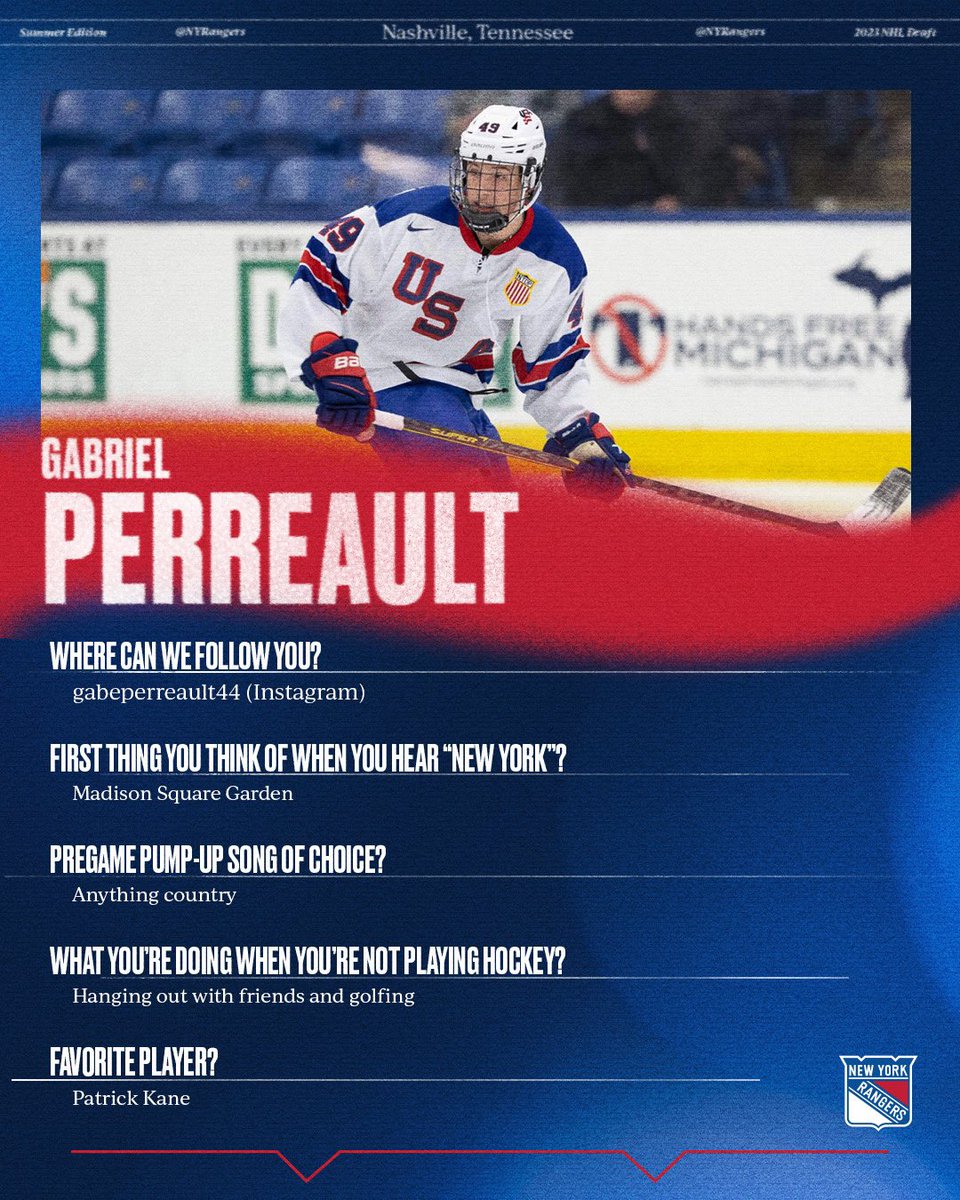 The lowdown on our newest #NYR prospect.