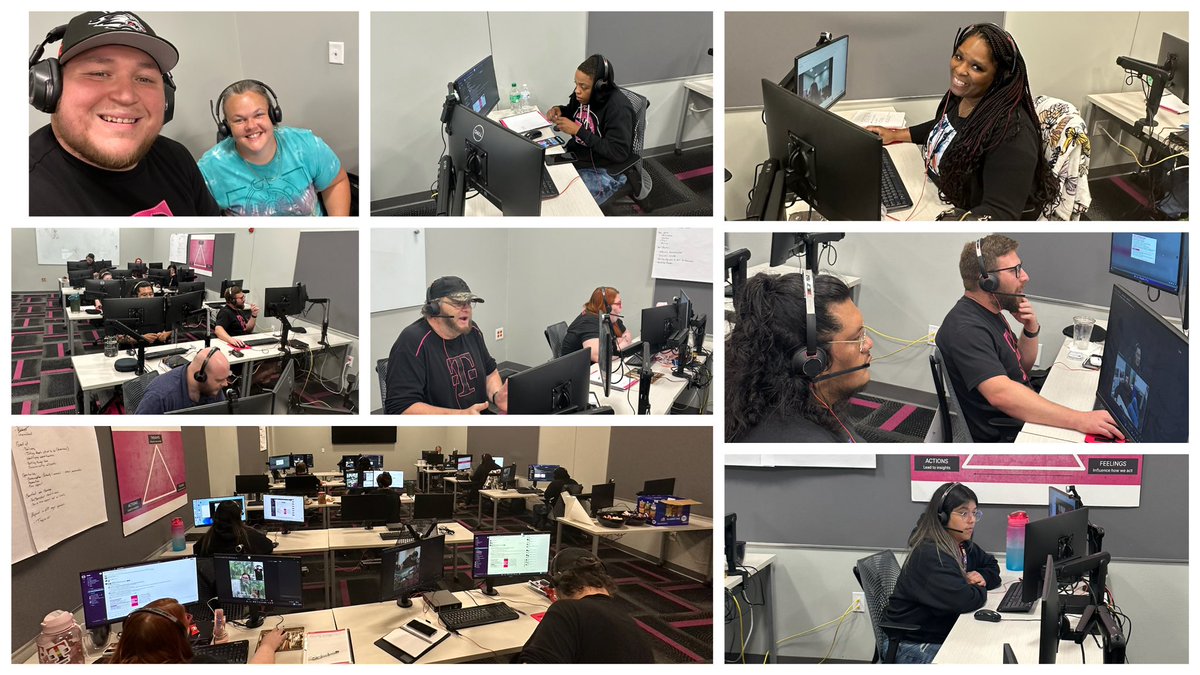 JoseOrquiz's tweet photo. The OKC Virtual Retail Wolves 🐺 have been working hard in training! Ready to get to selling and providing the best experience to our customers! #Wave10 #VirtualRetail #Tmobile #OklahomaCity https://t.co/OwGhG8sSBu