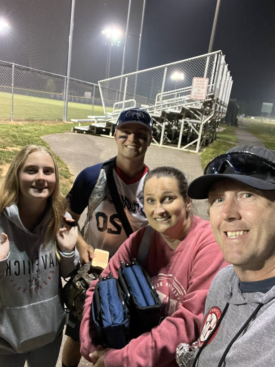 coachkhalligan's tweet photo. Katch hit for the cycle tonight in his @CalRipkenLeague game on our first night here in Virginia.  Good timing! Beautiful night for baseball! @SoCoBraves https://t.co/AjuxTlCHLG
