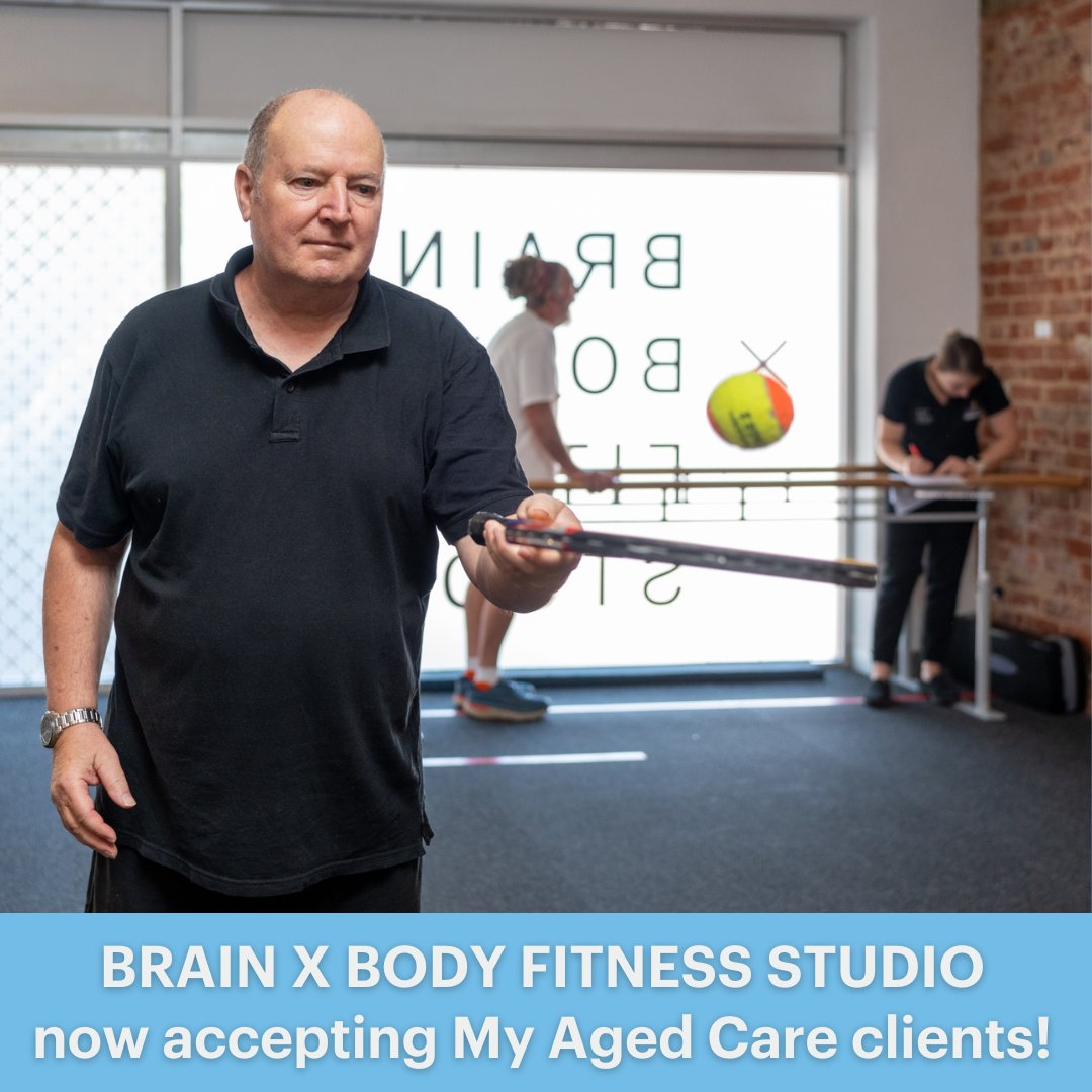 Exciting news! Our popular Brain x Body Fitness Studio can now accept clients funded with My Aged Care! The studios at Woodville & Unley offer a welcoming space for older people & those battling disease to boost their physical & mental health. Learn more: bbfs.com.au