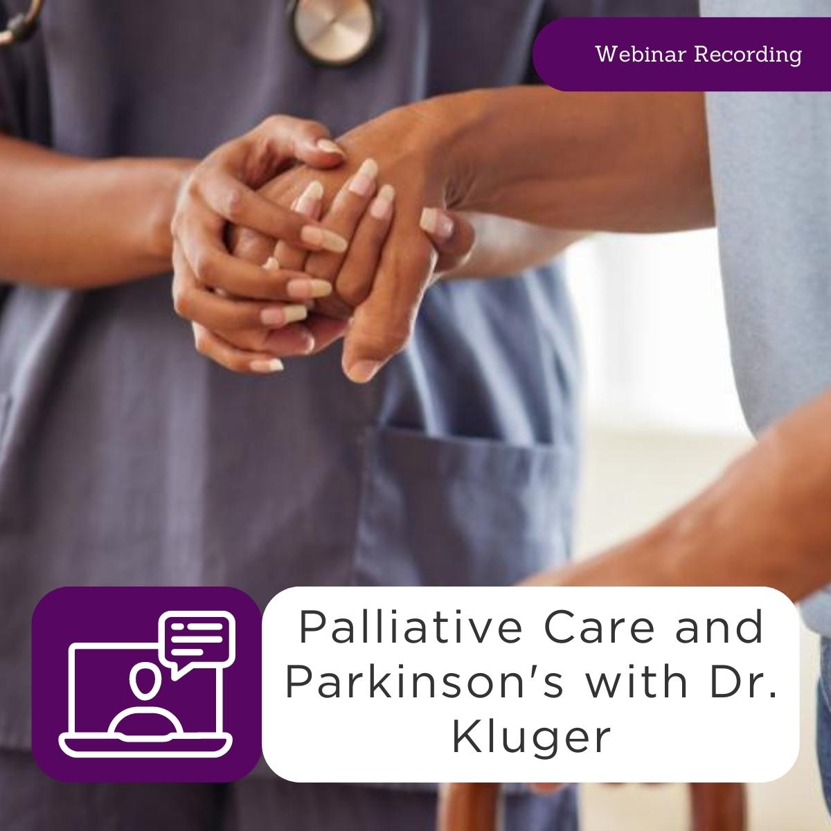 In this recording, Dr. Benzi Kluger, #movementdisorder specialist, and Kelly Weinschreider, a person living with Parkinson’s, discuss the value of #palliative care (aka supportive care) from the very beginning of a #Parkinsons journey.

#Watch here: bit.ly/3PAcbEj