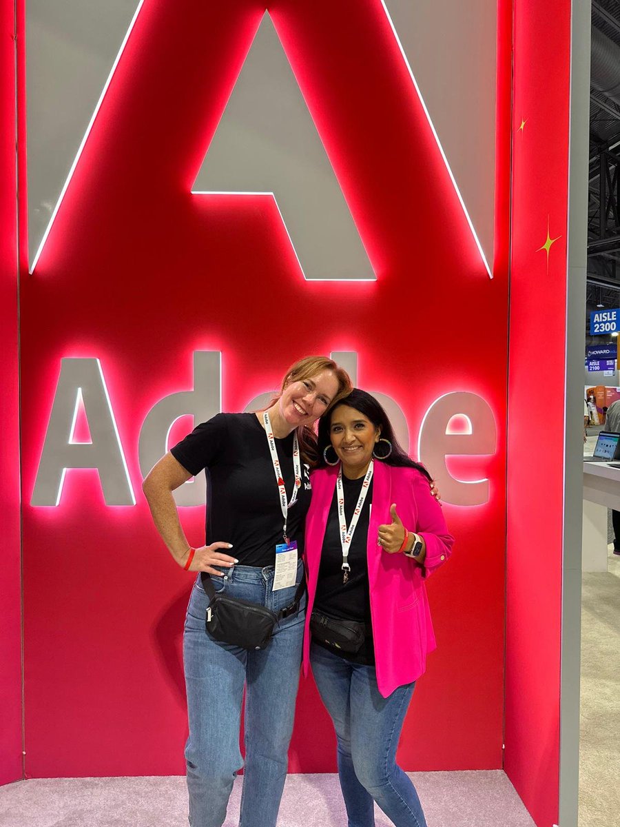@RebeccaLouHare I express my deepest gratitude for the chance to join the extraordinary ACE Team at @AdobeforEducation, #ISTELive where learning from exceptional leaders like you is an absolute treasure. #AdobeEduCreative @AdobeExpress Love ya,