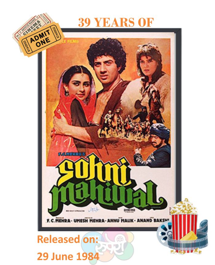 This Day That Year! #SohniMahiwal 

#SunnyDeol #PoonamDhillon 
#ZeenatAman #GulshanGrover 
#Pran #Tanuja 
#ShammiKapoor #MazharKhan 

#UmeshMehra #AnuMalik 
#AnandBakshi 

#39YearsOfSohniMahiwal 

@iamsunnydeol
@The_AnuMalik