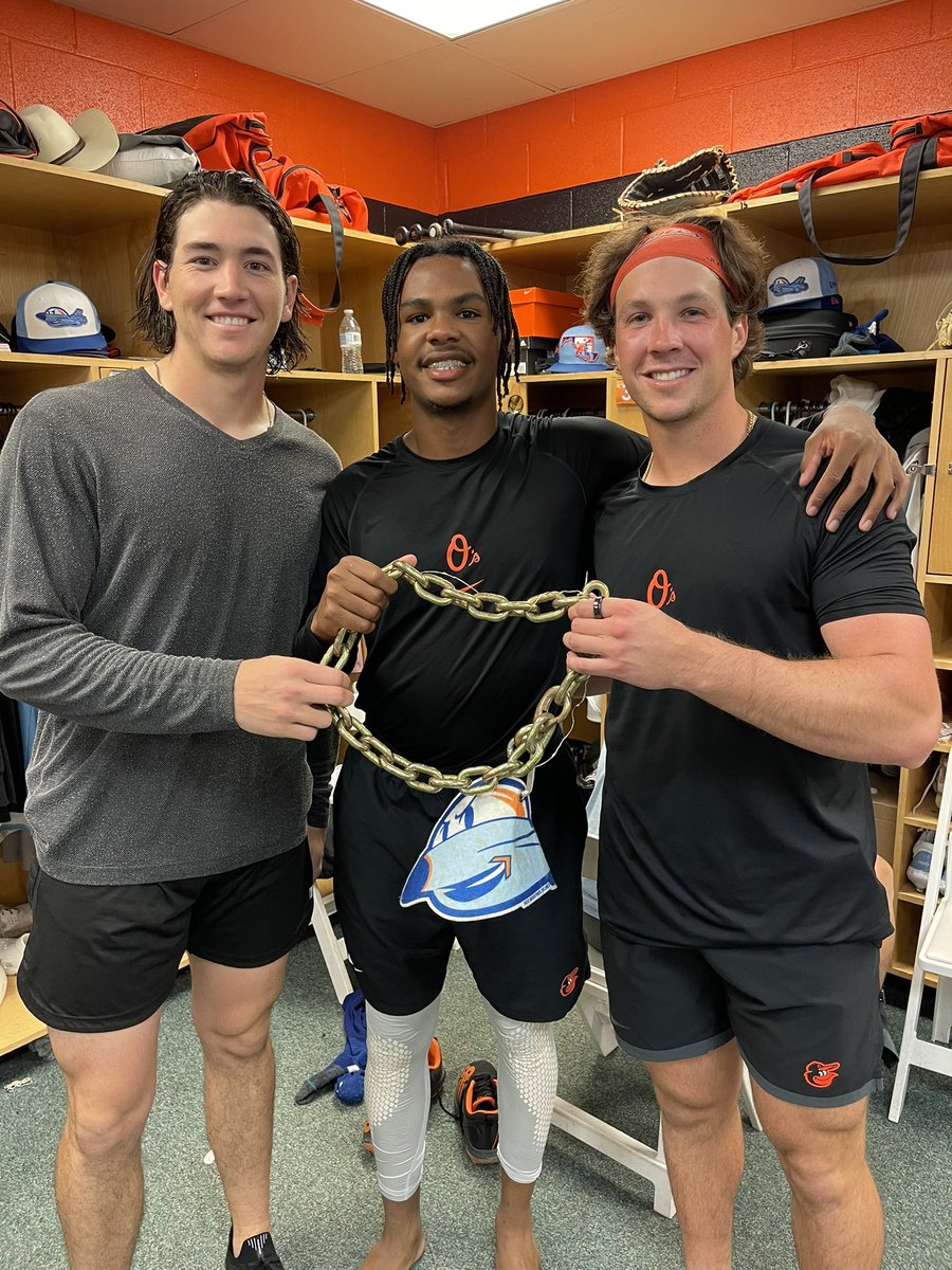 Players of the game tonight for the <a href="/IronBirds/">Aberdeen IronBirds</a> <a href="/Carson_Carter_/">Carson Carter</a> Ryan Higgins and newcomer Yaqui Rivera. <a href="/shorebirds/">Delmarva Shorebirds</a> @BSLOnTheVerge <a href="/OsPlayerDev/">Orioles Player Development</a>