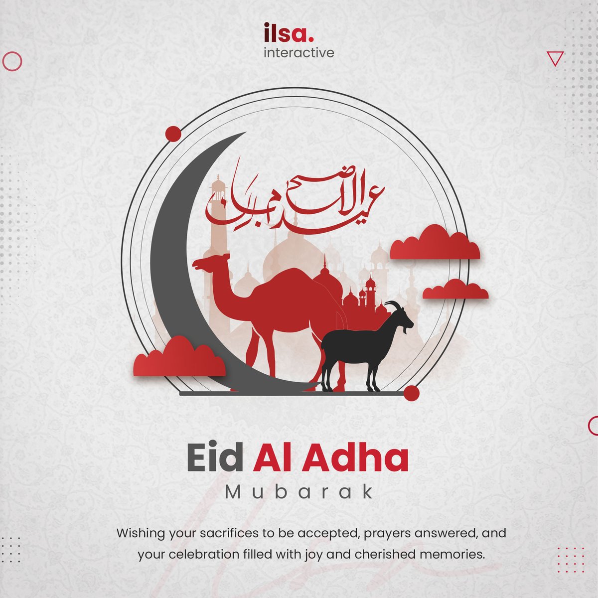 ilsainteractive's tweet photo. May this Eid be blessed with love and filled with gratitude! 😍
Happy Eid Al-Adha. 💕

#EidAlAdha #HappyEid #IlsaInteractive https://t.co/HoyqEJirXv