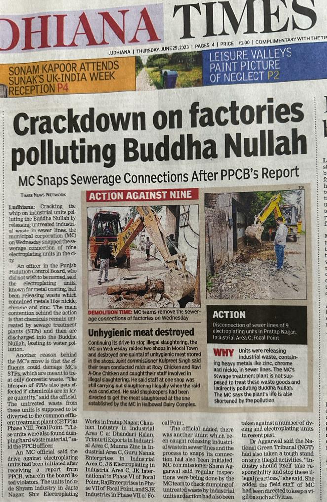 Lakhanpal1Cm's tweet photo. Be true to the mission of sustainability with no negative impacts on environmental resources.
#StopPollutingBuddhaDarya #SaveSatluj #StopPollutingWaterBodies #StopPollutingSubsoilWater #SaveJungles #PromoteMattewaraJungles #StopDegradationofSoil @BhagwantMann @CMOPb @moefcc https://t.co/tOLSv8zKxg