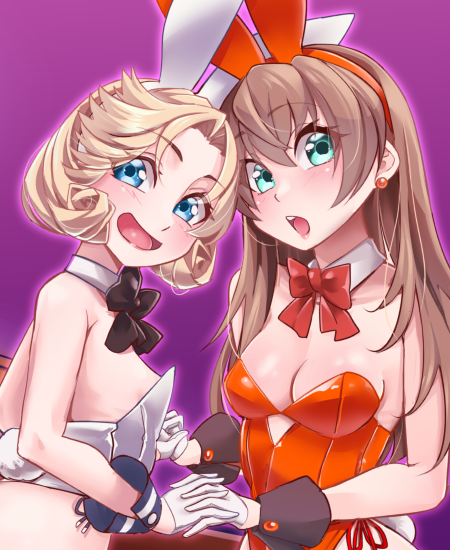 C102でこちらのスペースにて頒布予定の合同誌に寄稿したイラストの一部です🐰 https://t.co/tI08V9ATd3 