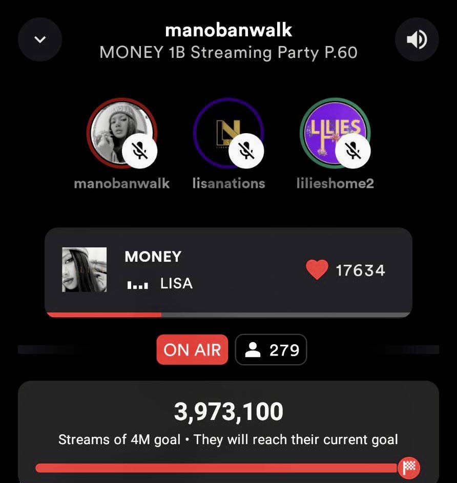 Hello fam 😎

#LISA #LALISA #MONEY 
#Money1BstreamProject 
#ภารกิจพิชิตพันล้าน

💸 :  share.stationhead.com/dszzkx1a86cm