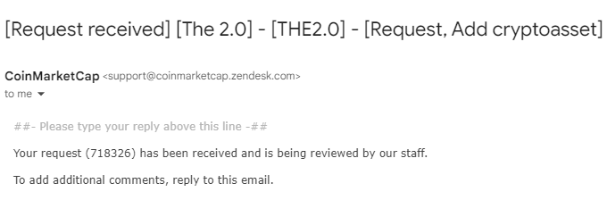 The2ERC's tweet photo. The 2.0 is happy to announce  that we have officially subbmitted our application to @CoinMarketCap!  Request (718326)  $THETWO #ETH #PEPE2 https://t.co/XINM1RhUBI