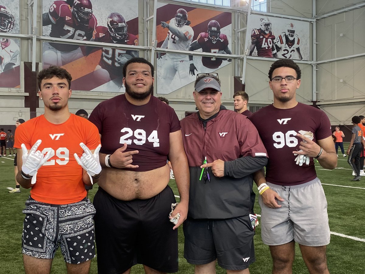 BabyJSO's tweet photo. VT Camp✅ @HokiesFB https://t.co/h2RxkkaRE0
