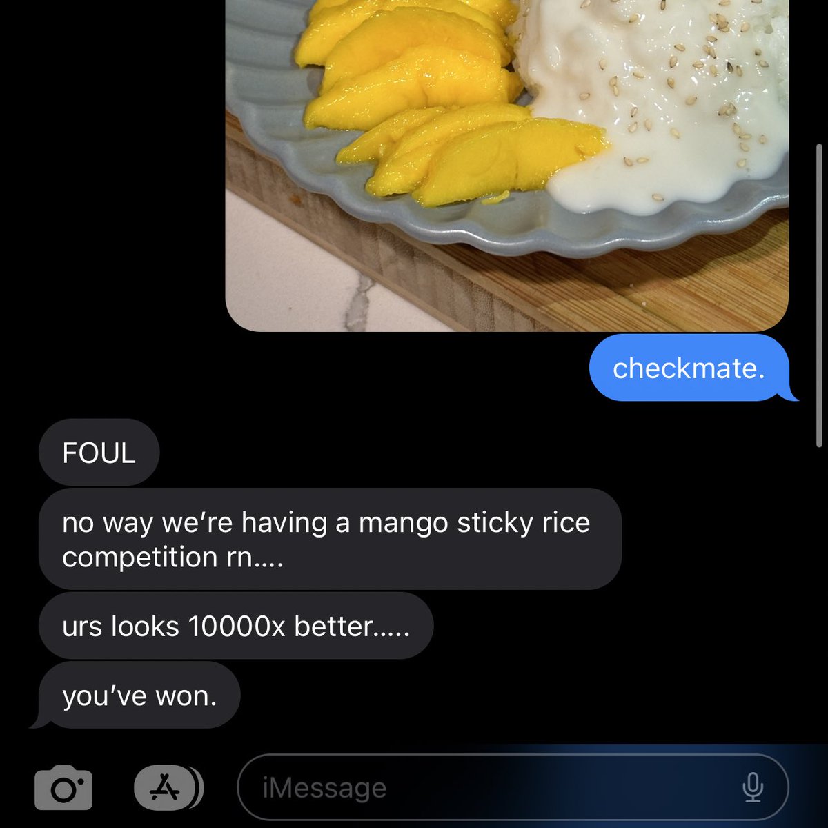 unleashed the monster (someone who makes mango sticky rice) in me