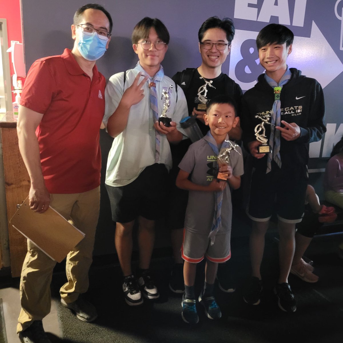 22ndMarkham's tweet photo. 59 members and their family participated in this year Jambowlree. We have winner from Pack, Troop, Company and Scouter!

@scoutscanada, #ScoutsDoStuff, #Jambowlree, #Bowling https://t.co/9R6dMAWGRa