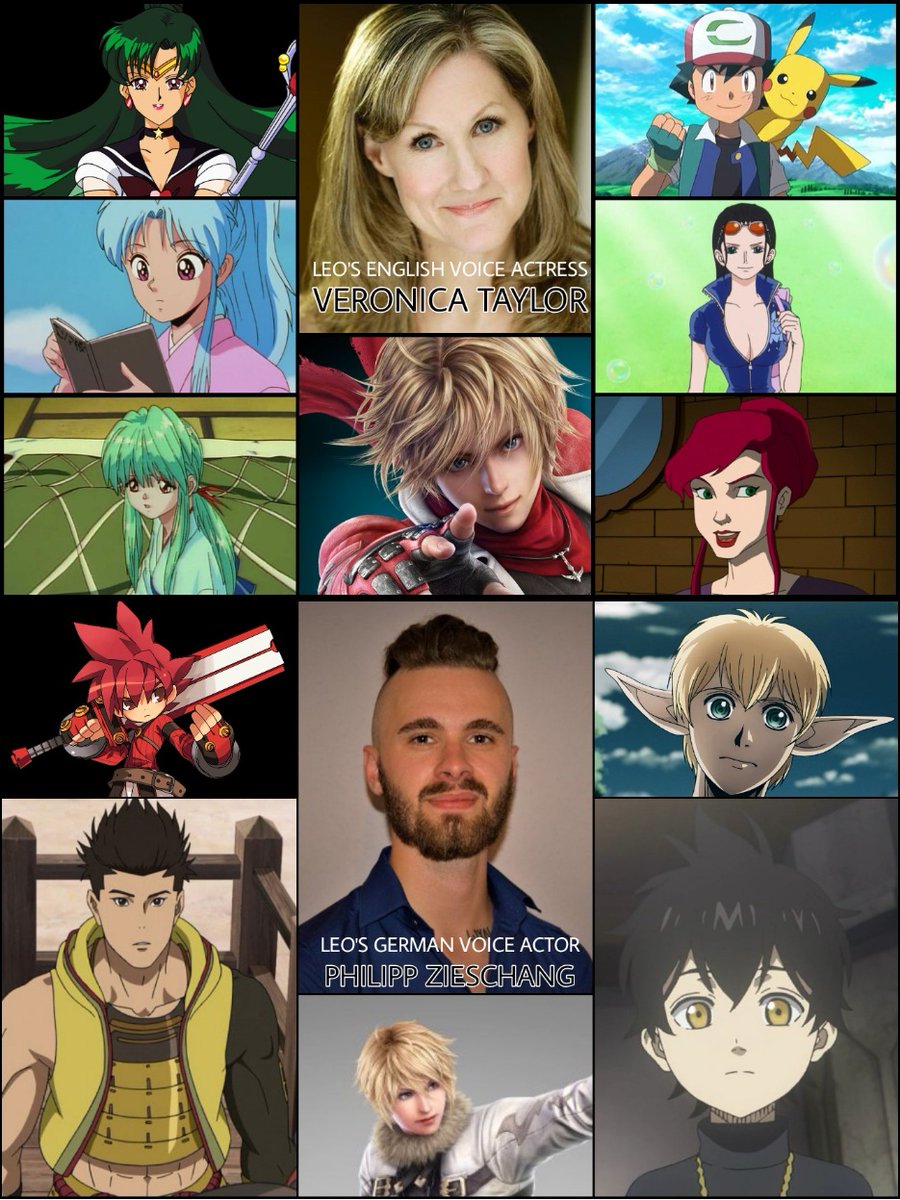 【 Leo's Voice Acting 】
#tekken #leokliesen
Leo's English voice cast in Tekken 6 was Veronica Taylor. A very popular voice actress known for dubbing in English language adaptations of anime. Particularly, Pokemon. She voiced the main character of the series, Ash Ketchum. 1/?