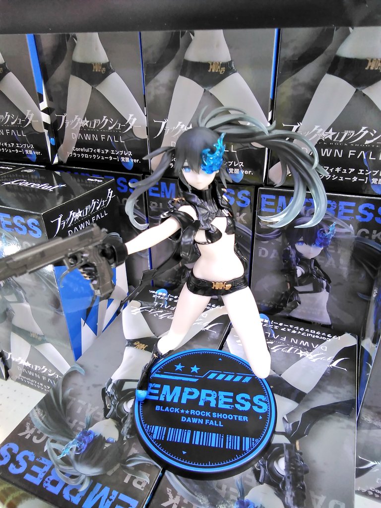 gpsakai's tweet photo. 【プライズ】本日新入荷!
『 #ブラックロックシューター #DAWNFALL #Coreful フィギュア エンプレス【ブラックロックシューター】覚醒ver.』全1種!
#ミク #プライズ #堺 #クレーンゲーム #ゲーパニ #UFOキャッチャー https://t.co/mfzDxcmDCC