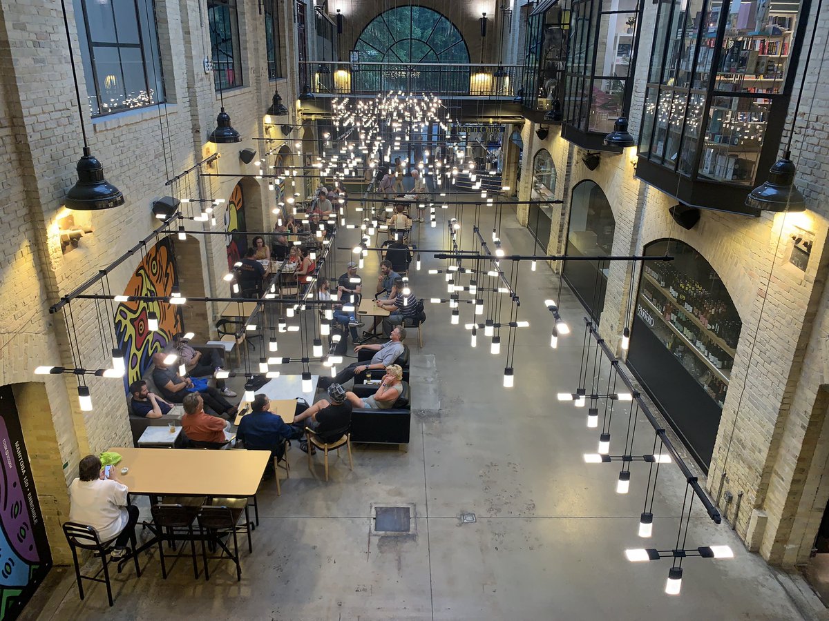 If #Ottawa actually wants to make Byward Market successful it could learn a lot from the Forks in Winnipeg. 

The Forks Market is a bustling space made for people with comfortable seating, shade, and a lovely car free plaza all creating a place where people want to spend time.