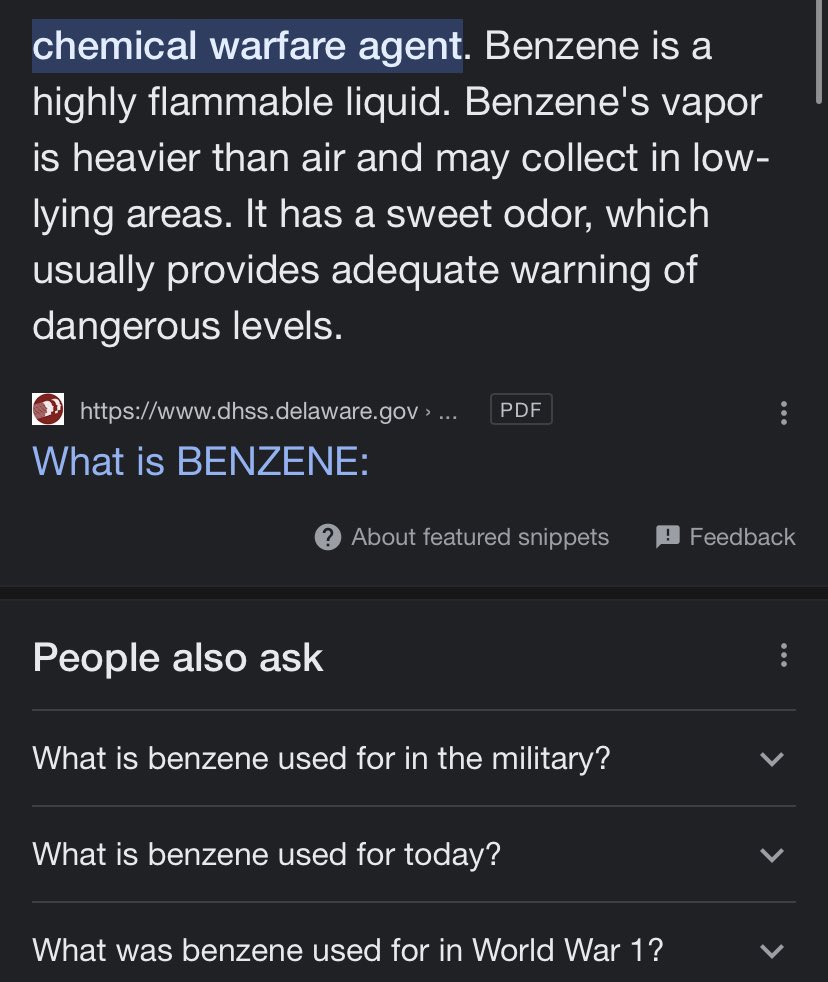 the wildfires have been burning for so long in Canada that the smoke in the atmosphere is getting baked by UV radiation and resulting in chemical fucking warfare agents used in WW1

congrats leafs