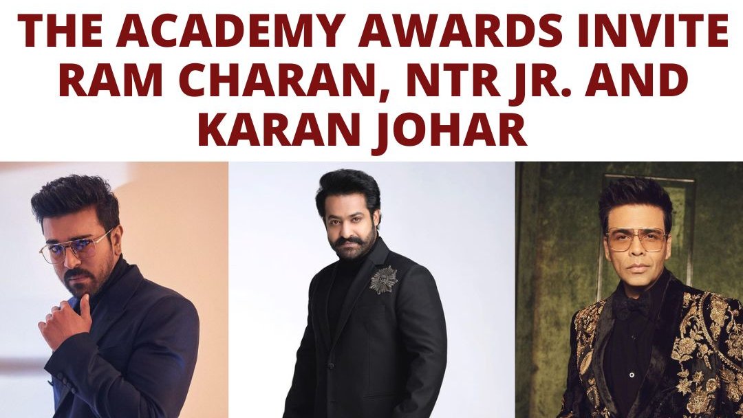 @TheAcademy Invites @AlwaysRamCharan, @tarak9999, and #KaranJohar Along With The Com poser Of #NaatuNaatu ,MM Keeravani, And Lyricist Chandrabose, to join as members. 

#TheAcademy #RamCharan #NTRJr #RRRMovie #Awards
